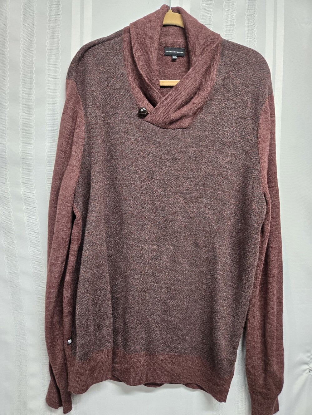 GEOFFREY BEENE MENS DIAMOND-PRINT PULLOVER SWEATER SIZE LT,,AA-27
